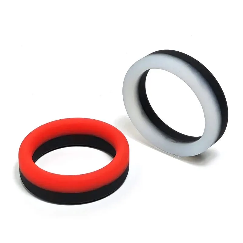 3pcs/set Penis Ring Delay Ejaculation Silicone Reusable Semen Cock Rings on for Men Enlargement Sex Toys For Men Couple Rings — image 4