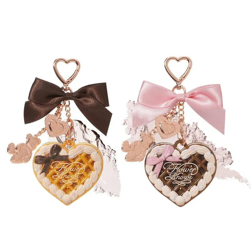 Bonnie rabbit pendant Sweetheart Teddy Eyeshadow and Blush Powder Compact Highlight Pendant Flower Knows — image 7