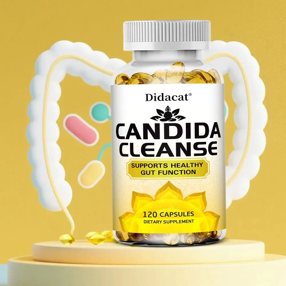 Candida Cleanse Gut Health Supplement - Improves Digestive Comfort Cleanses and Detoxifies Supports The Gut and Colon — image 1