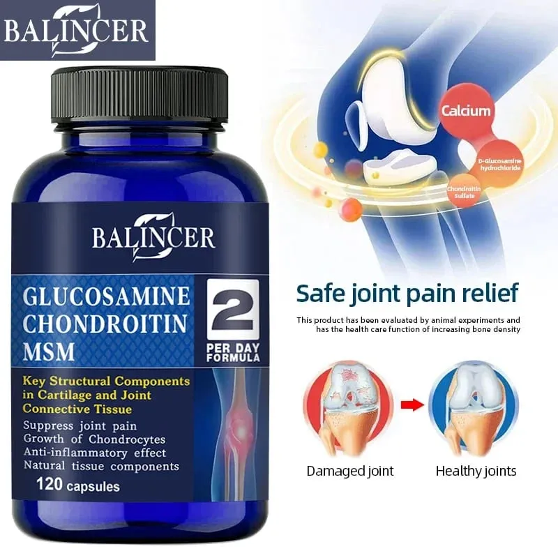 Balincer Glucosamine Chondroitin for Joint Support and Bone Health Complex Supports Cartilage Repair and Improves Joint Mobility — image 1