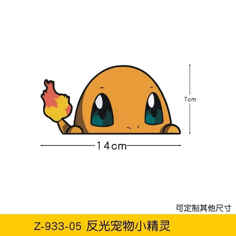 20 Arten Pokemon-Autoaufkleber, Anime-Figur, Pikachu, Gengar, Eevee, Charmander, niedliche Cartoon-Puppe, kreative Aufkleber, Geburtstagsgeschenke — image 14