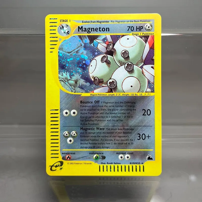 Kad PKM Charizard Steelix Celebi Kad Kerajang Tunggal Magneton Gengar Kad Koleksi Permainan Klasik Kad Proksi PTCG — image 20