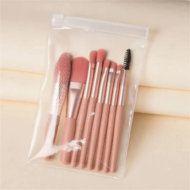 Podkladová tvářenka Powder Oční stíny štětce na make-up Blending 8ks Měkké nadýchané štětce na make-up Kosmetické nástroje štětce na make-up Kosmetika