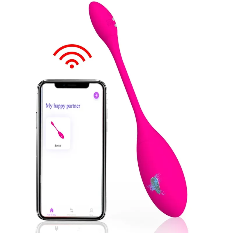 APP Control Electric Shock Vaginal Kegel Ball Vibrator For Women Wireless G Spot Stimulate Vibrating Egg Vibrator Sex Toys Femme — image 8