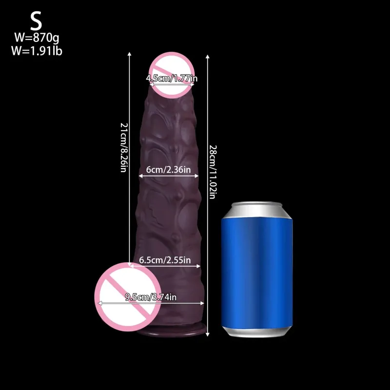 Ultra grande e grosso realista vibrador anal plug cavalo pênis longo butt plug ânus expansão estimulador anal brinquedos sexuais para mulher homem — image 9