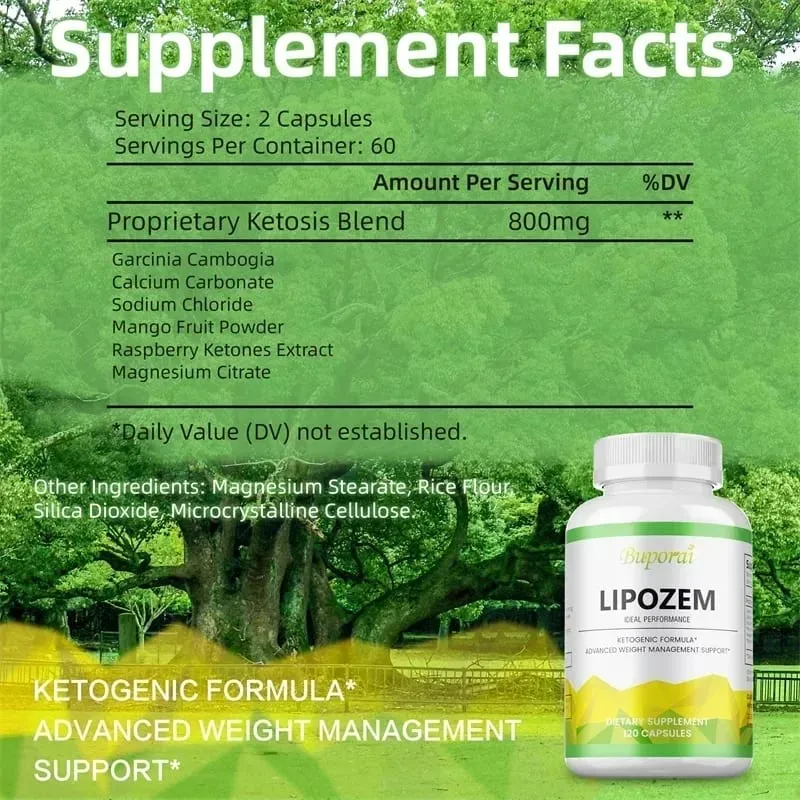 Lipozem Supplement - Weight Loss Capsules Boosts Metabolism Increases Energy and Controls Appetite — image 2