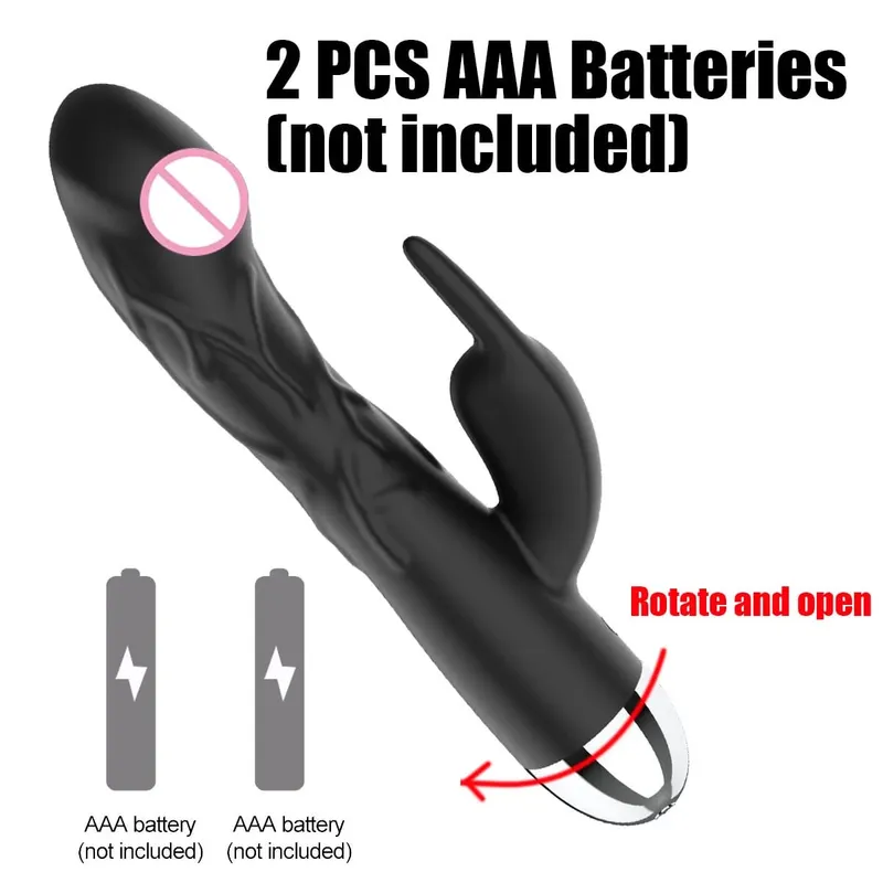 Large Dildo G Spot Vibrator Rabbit Clitoral Clit Stimulation Realistic Penis Sex Shop Sex Toy Adult Product Vibrador for Women — image 9