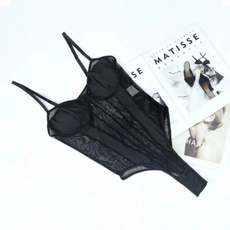 Sexy Tight Fitting Women's Clothing Deep V-neck Shaping Adjustable Shoulder Straps Reinforced Soft Padded Bra Top — image 7
