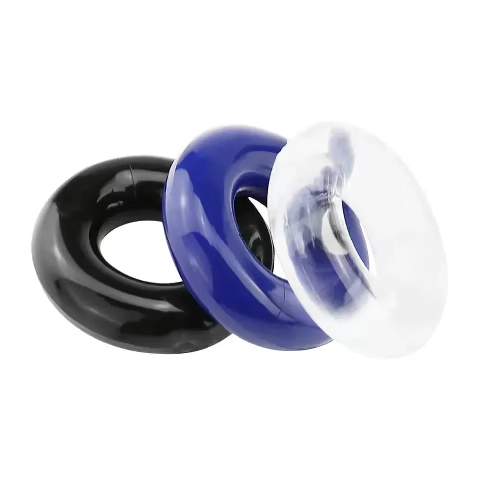 3 Pcs/Set Cock Ring Delay Ejaculation Penis Ring Sex Toys For Men Dick Enlargement Silicone Adult Supplies 18+ Stronger Erection — image 1