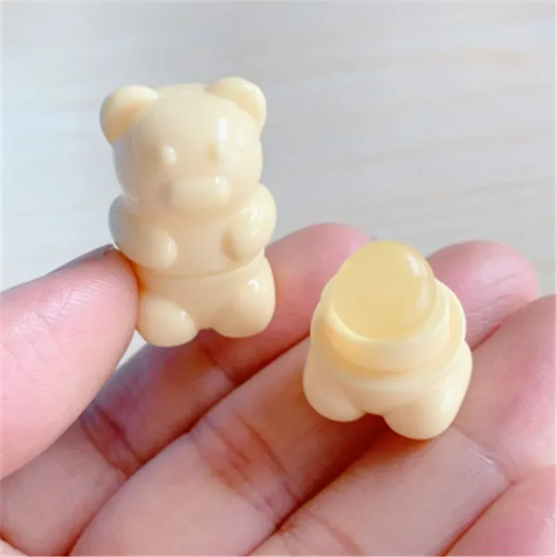Mini Silikone Lip Brush Cartoon Angled Concealer Brushes Lip Balm Lip Gloss Concealer Børster Make Up Brushes