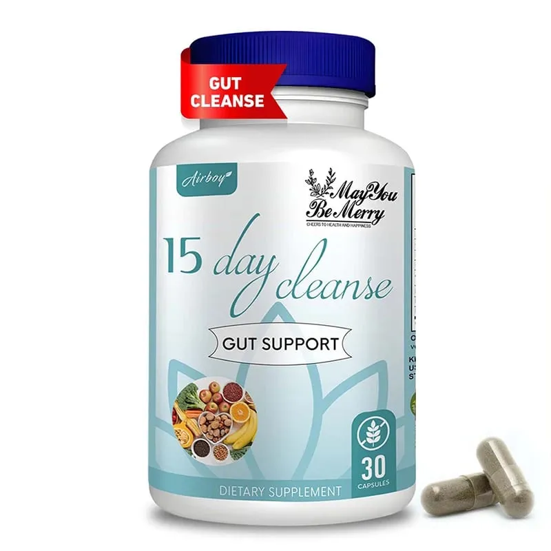 15 Day Cleanse - Intestinal Cleansing Detoxification Relieves Bloating Promotes Digestion Metabolism and Weight Management — image 1