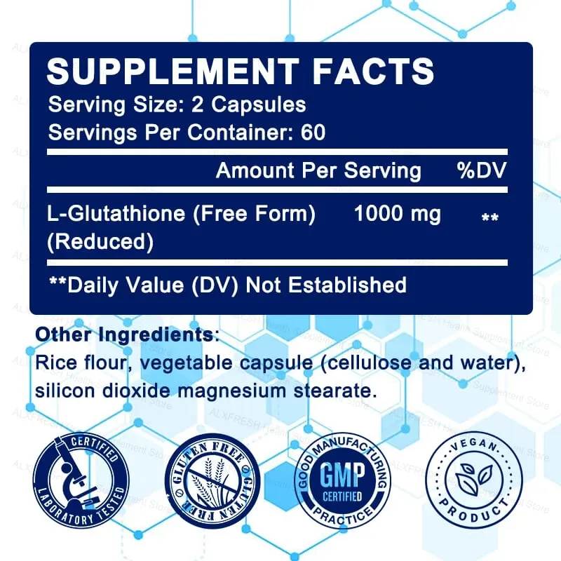 Liposomal Glutathione 1000 mg - Suplemen Pendukung Antioksidan dan Kekebalan Tubuh - Detoksifikasi dan Dukungan Hati — image 5