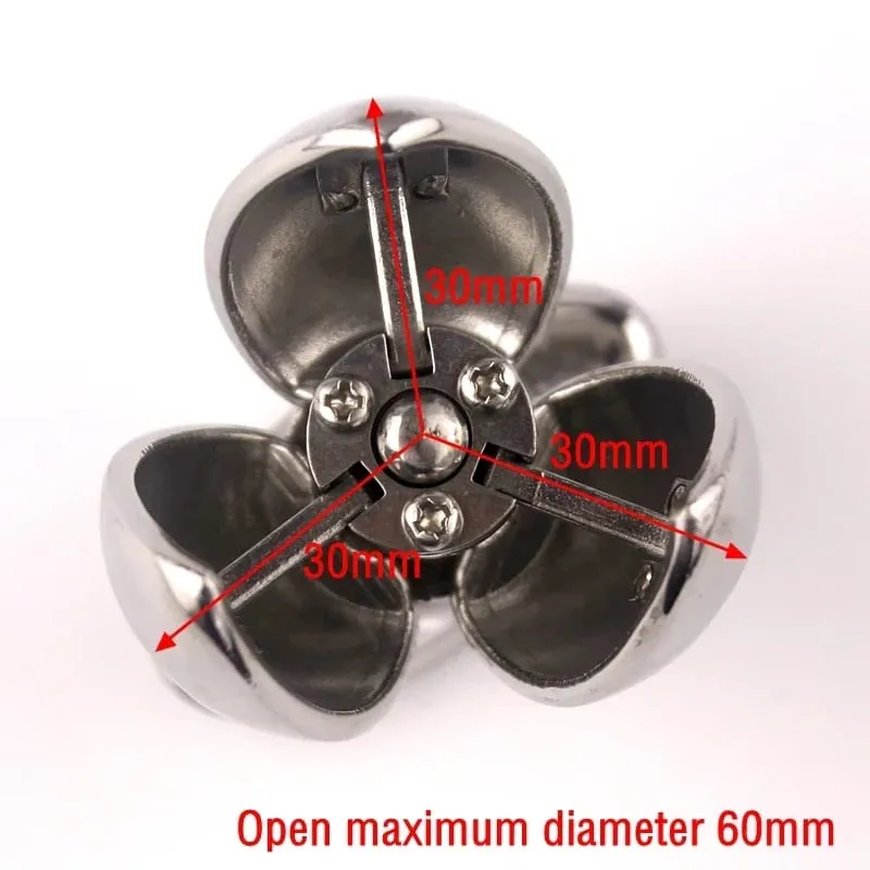 Stainless Steel Anal Lock Openable Anal Plug Dilator Heavy Anus Beads Lock Sex Toys For Men Woman Adult Gay Anal Beads But Plug — image 4