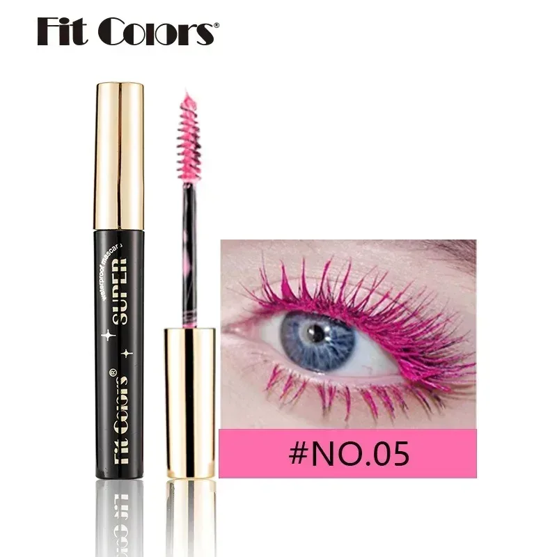 Colored Mascara Makeup 4D Silky Natural Long Eyelashes Mascara Waterproof Long-lasting Extension Thick Lasting Curling Mascara — image 24
