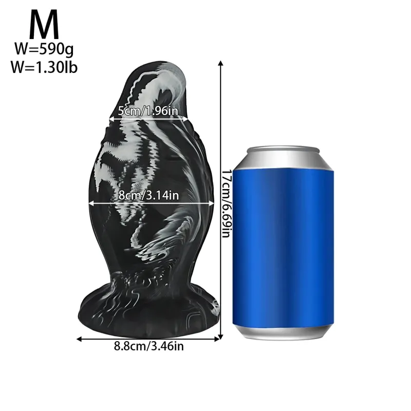 Enorme spina anale spessa Grande ventosa Butt Plug Fantasia in silicone Dilatatore allungamento anale espansore Giocattoli adulti del sesso per donne uomini