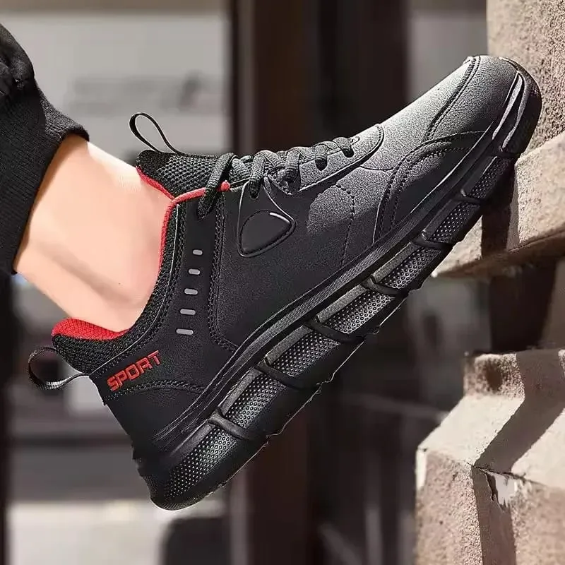 Men Waterproof Athletic Sneakers Breathable Comfortable Casual Sneaker Ear-resistant Non Slip Walking Men Shoes Tenis Masculino — image 6