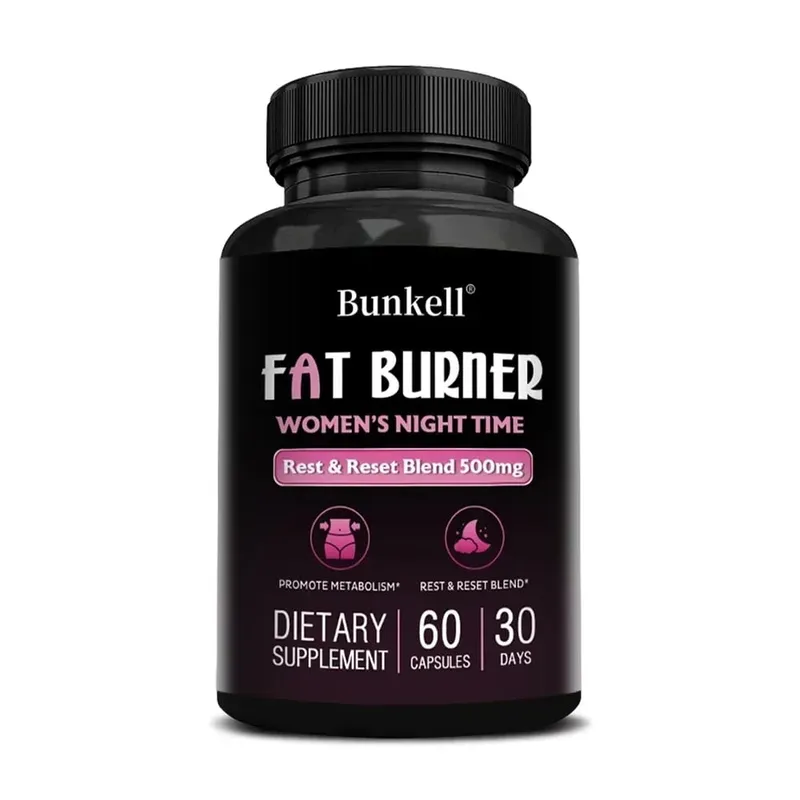 Night Fat Burning Capsules - Enhance Immune System Promote Metabolism Healthy Weight Management 120 Capsules — image 9