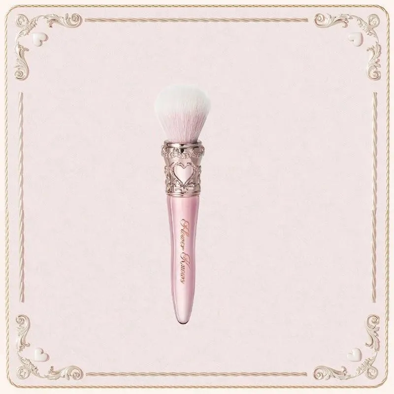 Flower Knows 9th Anniversary 4 Pcs Makeup Set Desktop Vanity Mirror Paddle Brush Air Cushion Comb Brush Holder Blush Brush — image 6