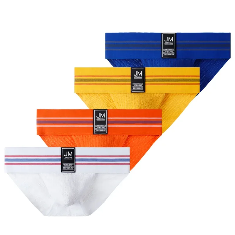 JOCKMAILcuecas De Algodao Masculina Super Wide Waist, Tide High Fork Briefs, High Elasticity Fitness Breathable Men Underground — image 42
