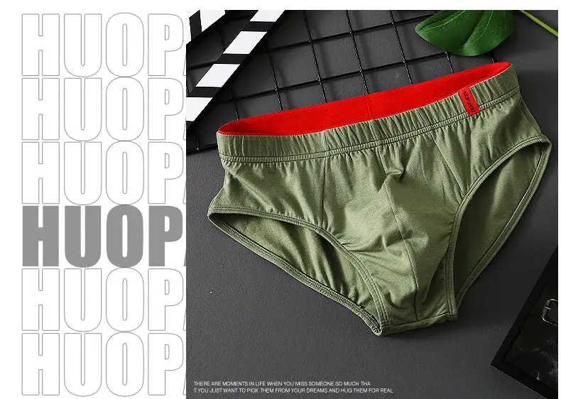 1/3PCS männer Slips Aus Reiner Baumwolle Hohe Qualität Bequeme Unterhose Atmungsaktive Shorts Unterwäsche Dessous Höschen Calcinha Cuecas — image 12