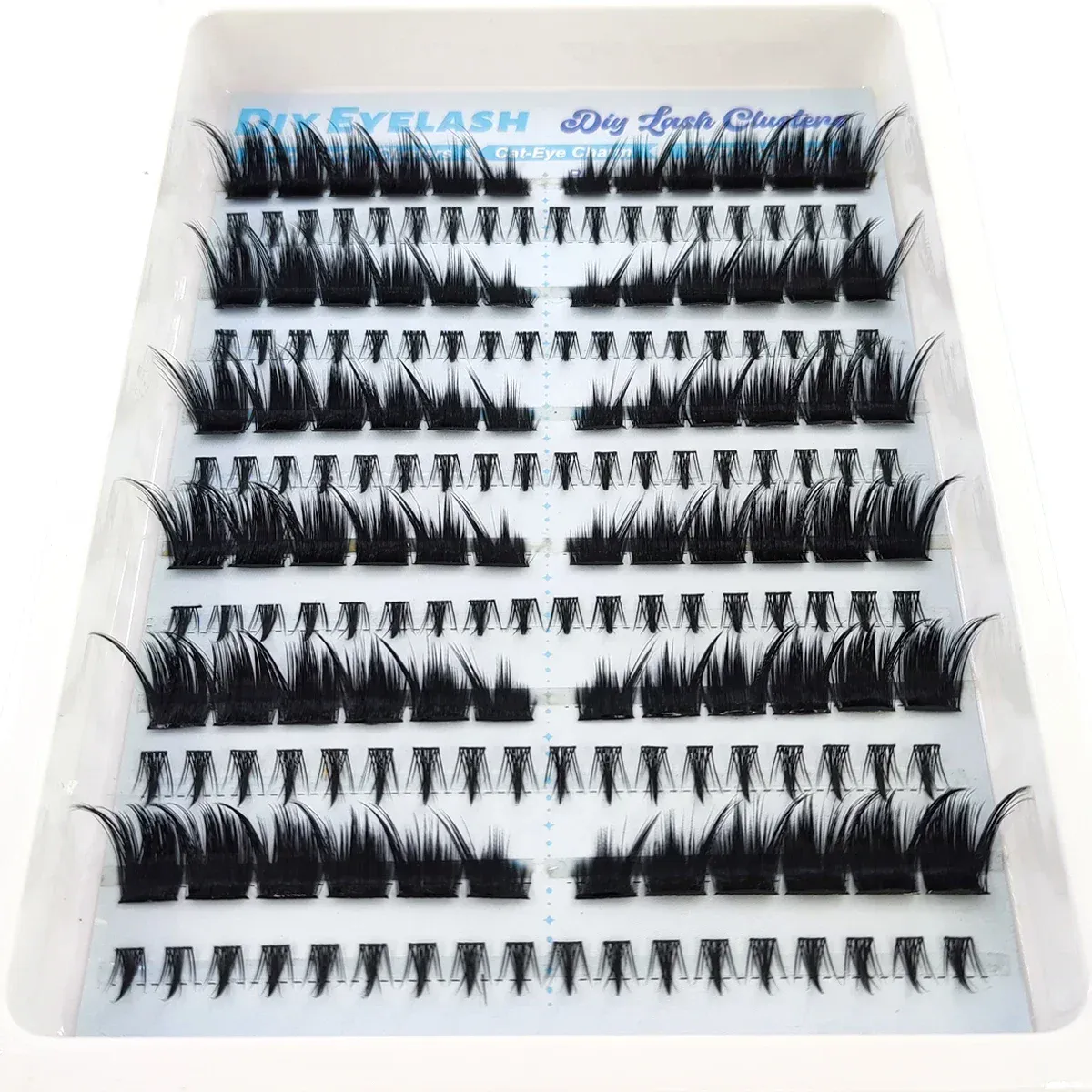 new dramatic diagonal fly eyelash cluster eyelash extension bottom eyelash artificial mink strip single eyelash cat eye