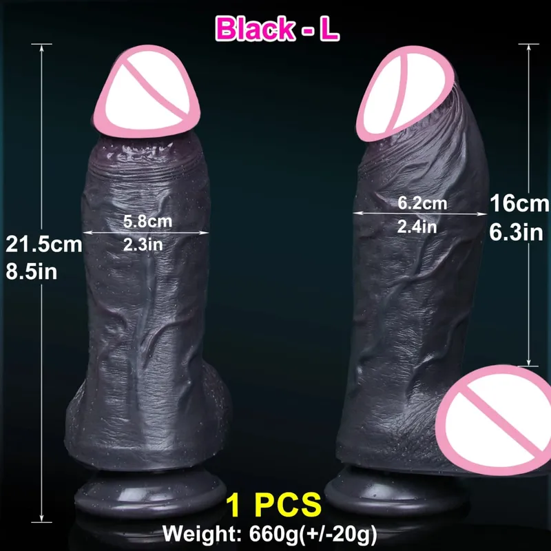 Realistic Skin Soft Thick Dildo Double Silicone Small Penis Woman Man Anal Sex Toy Suction Cup Dick Big Glans Masturbators Cock