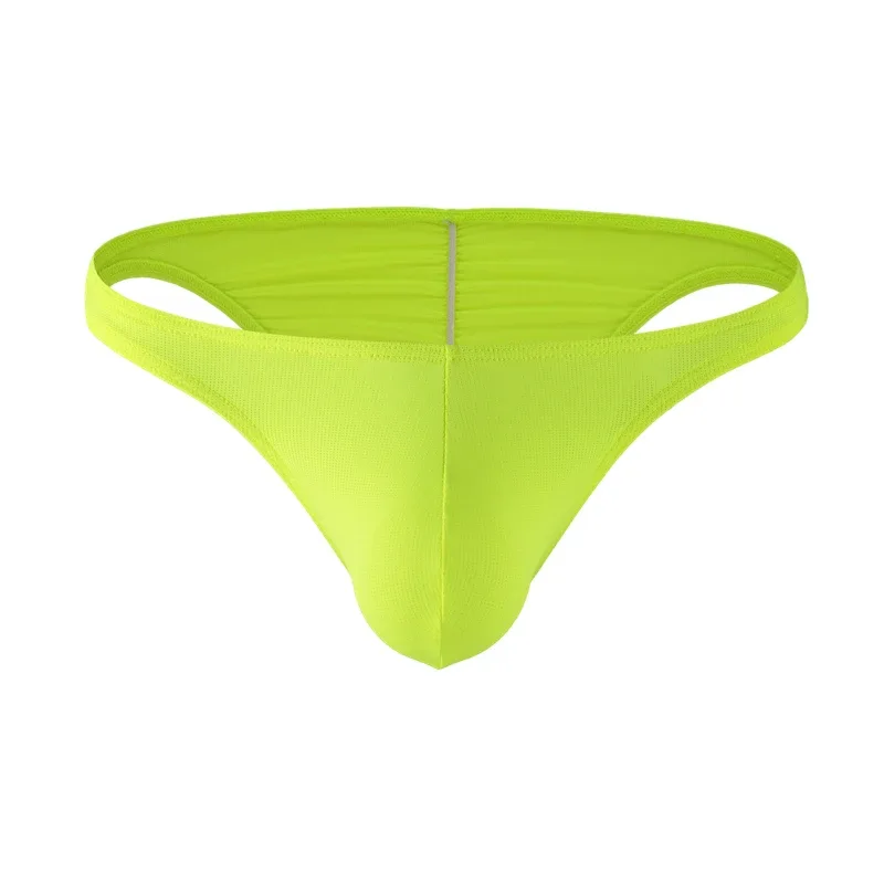 Hommes Bikini slips sous-vêtements Sexy homme U poche hanche ascenseur caleçon maille respirant mâle Mini culotte Ropa intérieur Hombre Slips