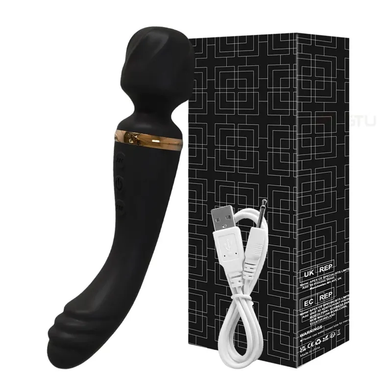 2 in 1 Vibrator AV Wand for Women G-Spot Clit Vagina Stimulator Nipples Breast Massager Female Masturbator Sex Toy for Women — image 12