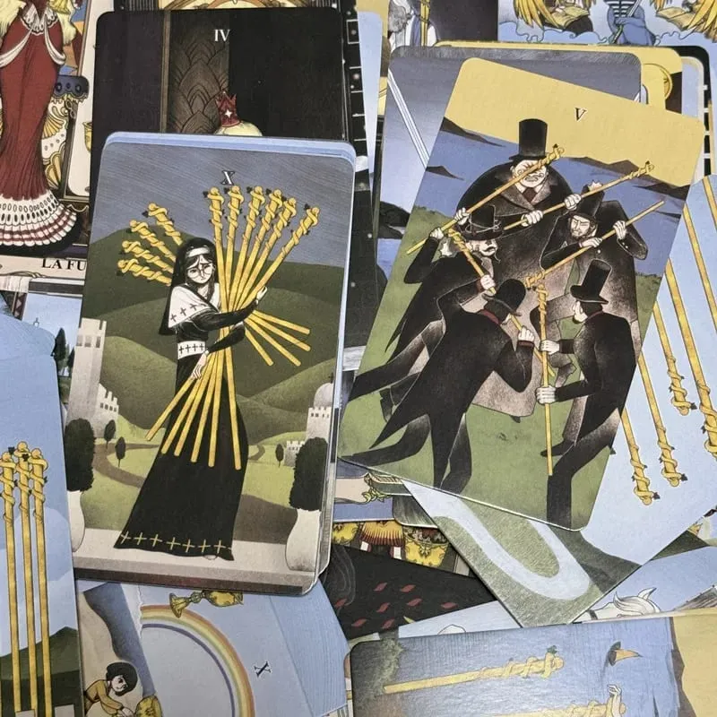 Secret Mirror Tatot Cards Spanish Edition 78 Card Deck Fate Divination Prophecy Card Family Party Game Tarot — image 5