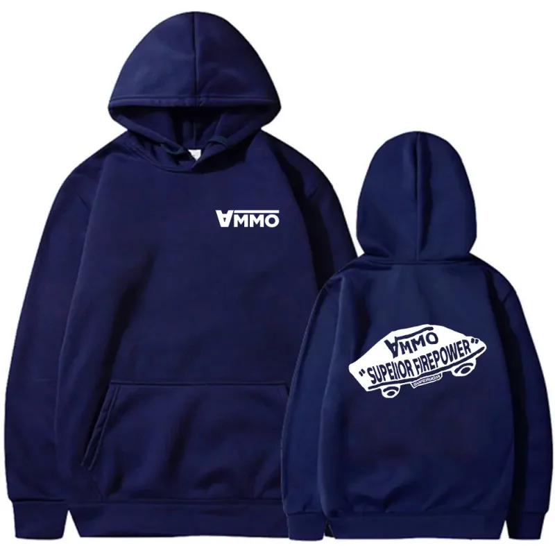 Sweat-shirt à capuche imprimé Double face pour hommes et femmes, vêtement à la mode, surdimensionné, à manches longues, frères d'armes — image 7