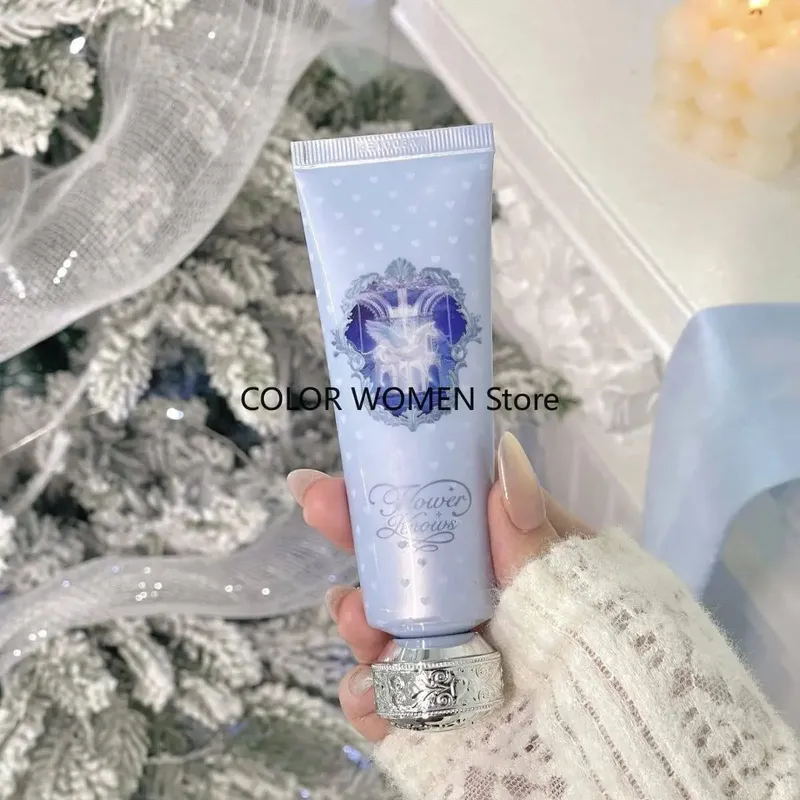 Flower Knows 2025 Christmas-themed handheld mirror heart-shaped bag charm and fragrance hand cream set — image 4