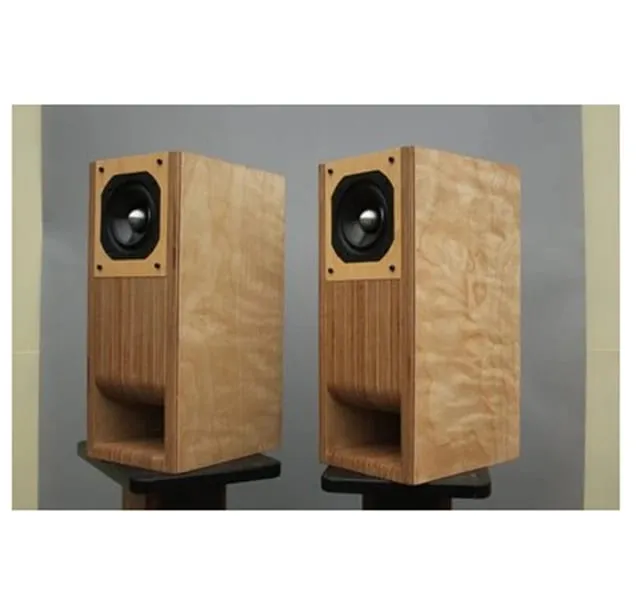 customized 3 inch/4 inch full frequency labyrinth speaker empty box box bluetooth bookshelf hifi bile machine Speaker shell — image 5