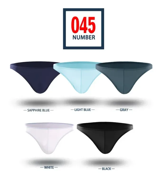 3 uds verano borde estrecho hombres deportes transpirable hielo seda calzoncillos finos sexy cintura baja apretado sin costuras pequeños pantalones triangulares — image 15
