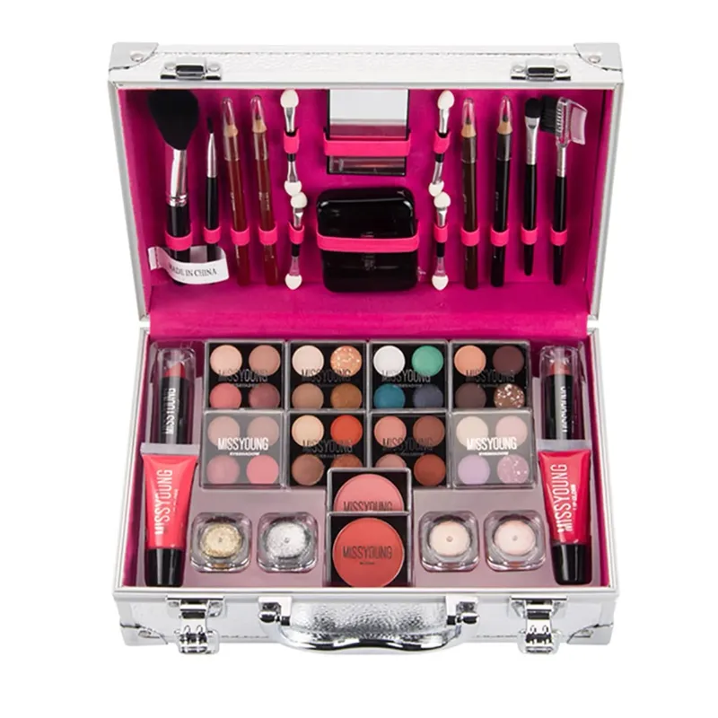 Makeup Starter Kit Professional Make Up Sets With Transparent Case Holiday Beauty Gift Set Starter Cosmetics Full Kits For Women — image 1