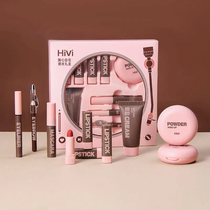 Trendy 9-Piece Makeup Kit - All-In-One Full Face Makeup Set for Daily Looks & Gifting — image 3
