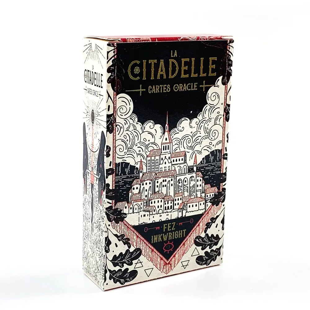 La Citadelle A Fantasy Oracle Cards A 60 Octogonal Design Deck Version française Fortune Telling Divination Jeu de société Jeu de cartes