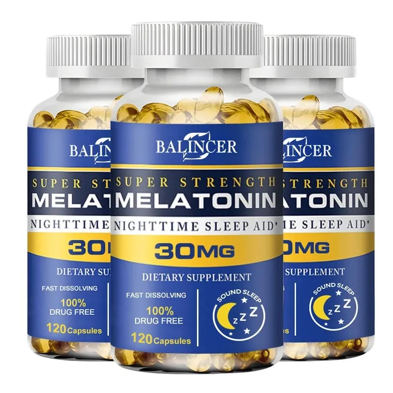 Balincer - Melatonin Sleep Dietary Supplement Supports Relaxation Stress and Healthy Sleep Non-GMO Dietary Supplement — image 8