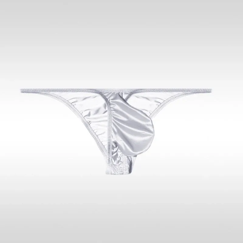 Men's Underwear Ice Silk Low Rise Sexy Bikini Briefs — image 37