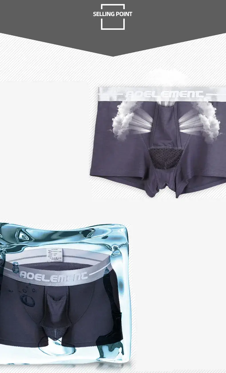 Men's Boxer Shorts Push Up Underwear Modal Underpants Male Brethable Bullet Separation Pouch Panties Cueca Plus Size L-5XL — image 3