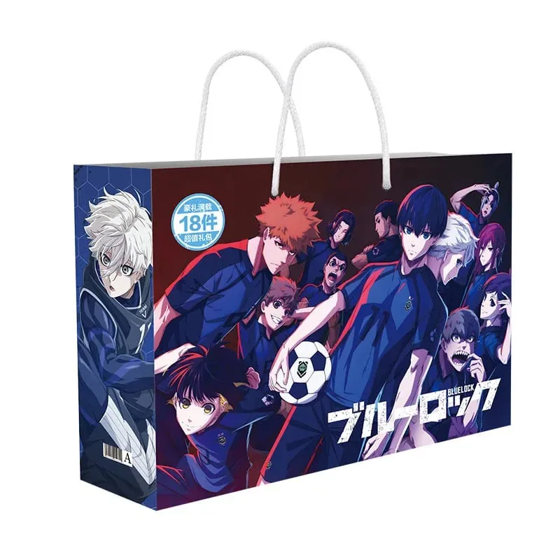 Anime Lucky Gift Bag Bungou Stray Dogs Haikyuu Collection Toy Include Postcard Poster Bookmark Lomo Cards Genshin Impact Figure — image 9