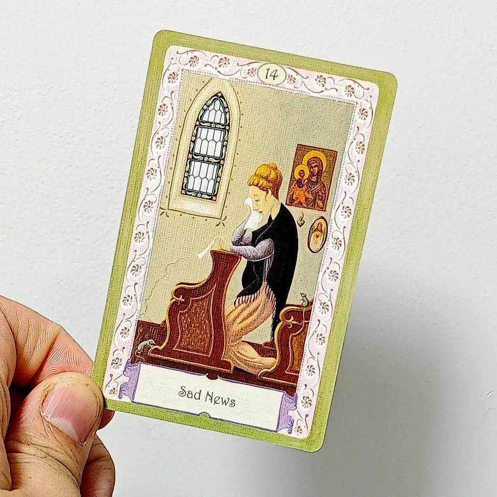 Mystical Kipper Deck 9*6cm 36 Pcs Oracle Cards with Keywords German System of Fortune Telling — image 5