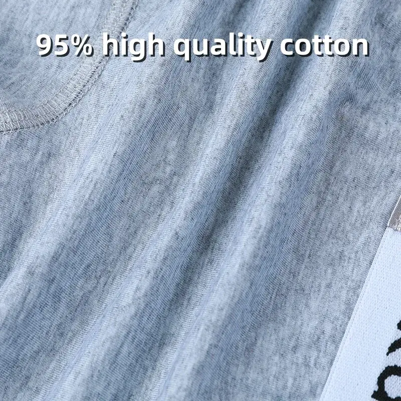 Men's Cotton Boxer Underwear Men's Fashion Letter Belt Underpants Breathable Soft Comfortable Male Panties Shorts — image 6