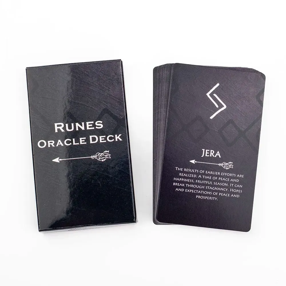 Tarot Runes Oracle Deck 26 Cards 10*6.3cm Board Game for Life Lighting and Transformation — image 3