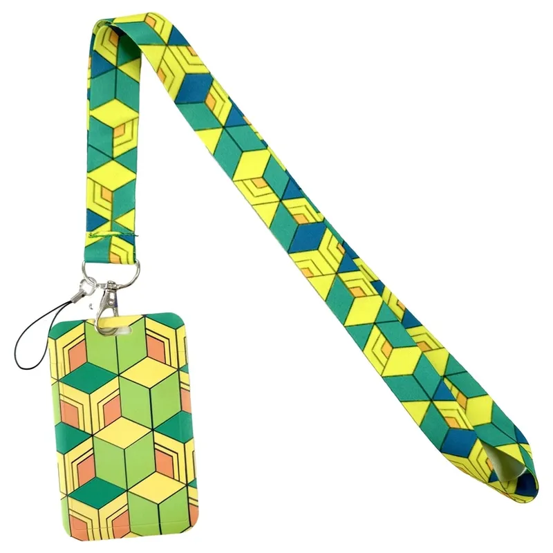 Anime Lanyard Credential Holder Keychains Neck Lanyard For Pass Card Credit Card Holder Straps Mobile Phone Charm Accessories — image 5