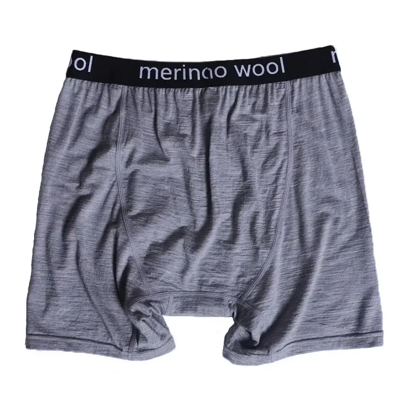Mens Merino Wool Boxer Brief Merino Wool Boxer Briefs Underwear Light Soft Moisture Wicking Breathable Sports Underpants — image 9