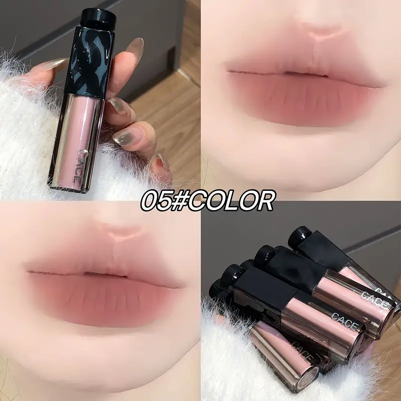 6 Colors Mist Velvet Nude Liquid Lipstick Waterproof Long Lasting Lipgloss Non-stick Cup Sexy Red Lip Tint Stain Cosmetics