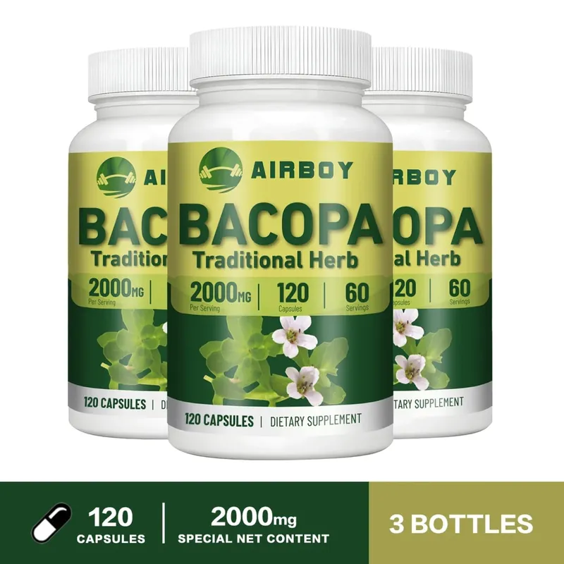 Bacopa Monnieri Extract - Helps Clear Thinking and Improves Memory Delay Skin AgingSupplements — image 9