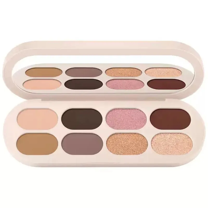 New Rare Beauty Shimmer Matte Neutral Nude Eyeshadow Plate Long Lasting Waterproof Daily Eye Shadow Makeup Cosmetics for Woman