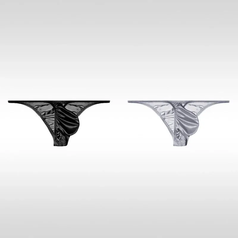 Men's Underwear Ice Silk Low Rise Sexy Bikini Briefs — image 29