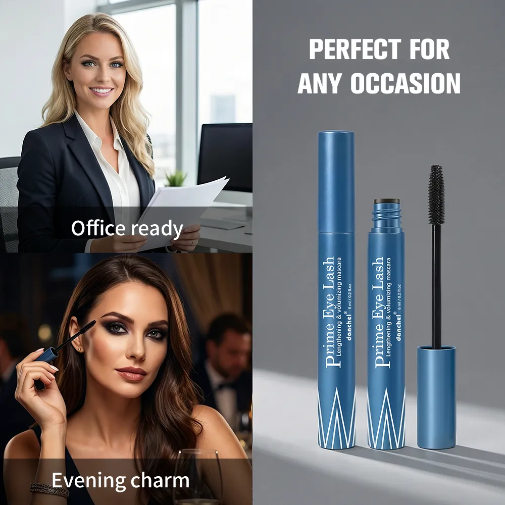 Forlængende og volumengivende Mascara Vandafvisende Langvarig Nærende Styrke Mascara Blank Naturlig finish Øjenmakeup — image 5